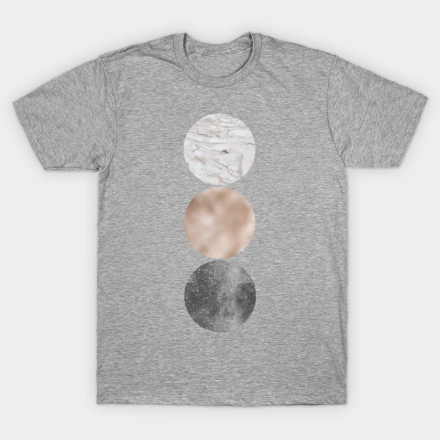 Rose grunge - circles IV T-Shirt by peggieprints